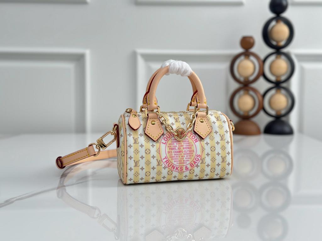 Louis Vuitton Nano Speedy Bag Banana Yellow 16cm M29030