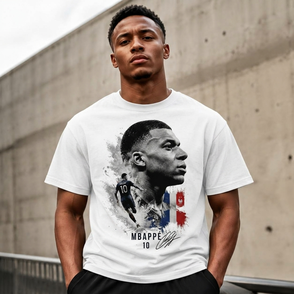 Kylian Mbappé Unisex T-Shirt – Limited-Time Offer – Hot Seller