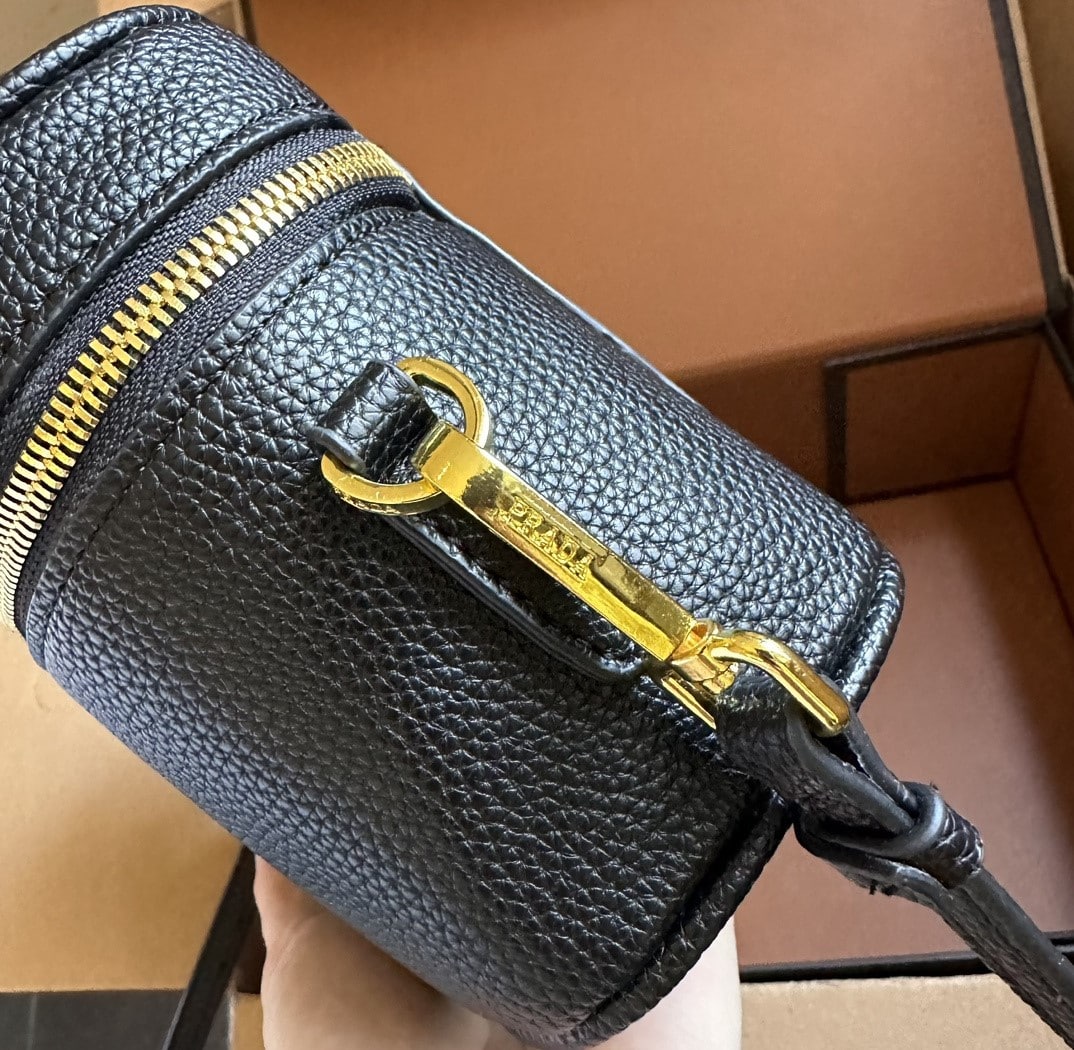 Prada Leather Mini Bag Black 20Cm