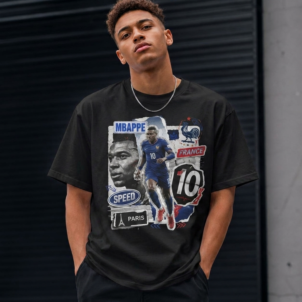 Kylian Mbappé Unisex T-Shirt – Limited-Time Offer – Hot Seller