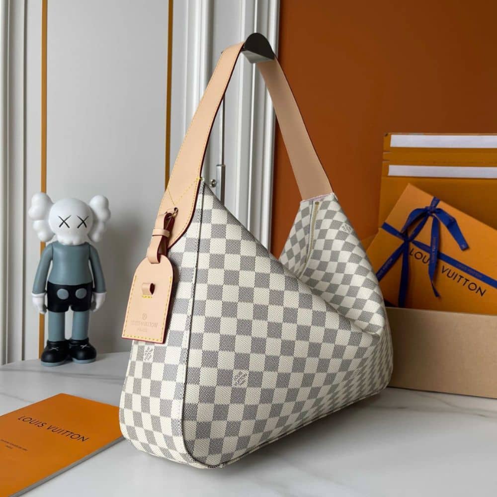 Louis Vuitton Slouchy MM Damier Azur 40Cm N00126