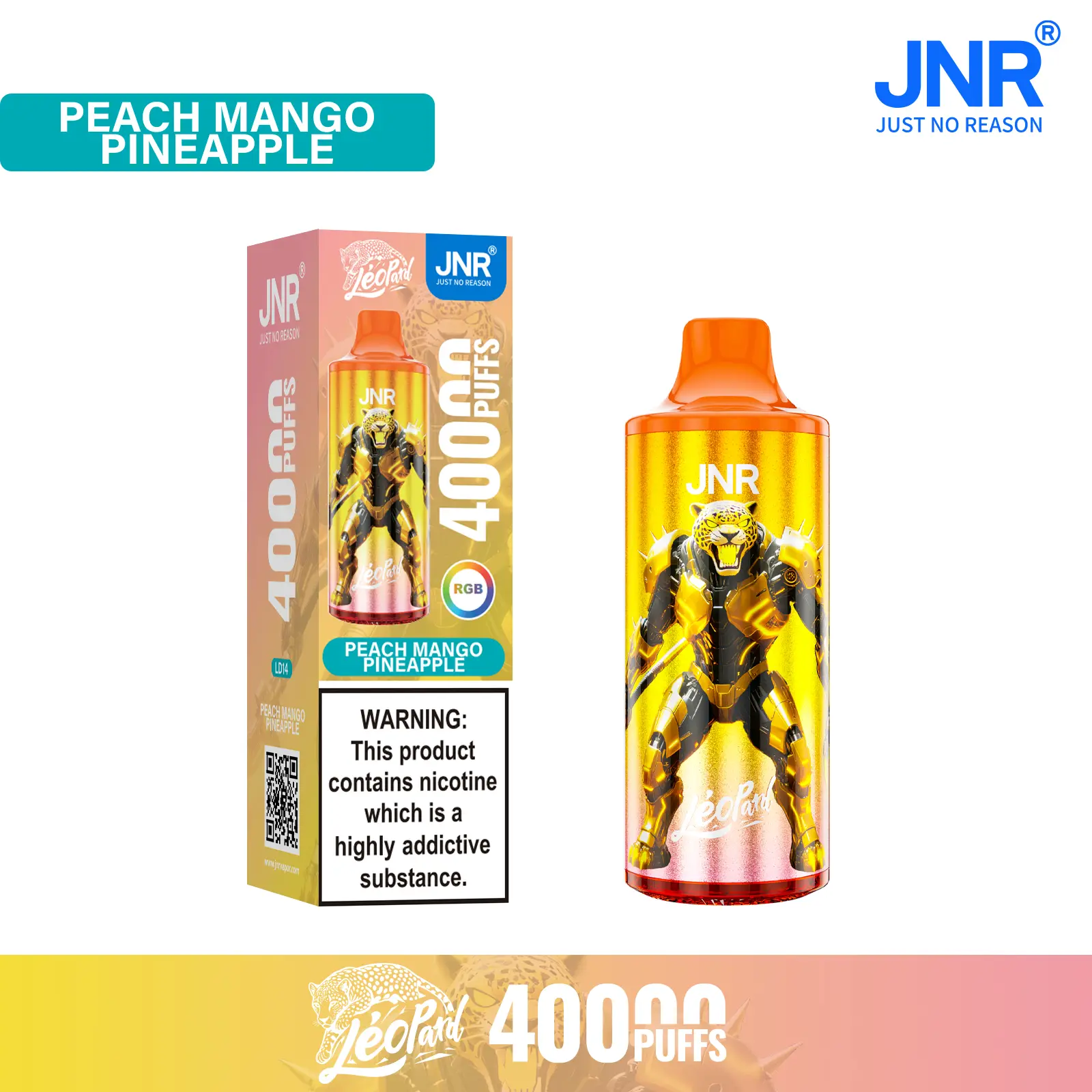 JNR Léopard 40K Puffs Disposable Vape