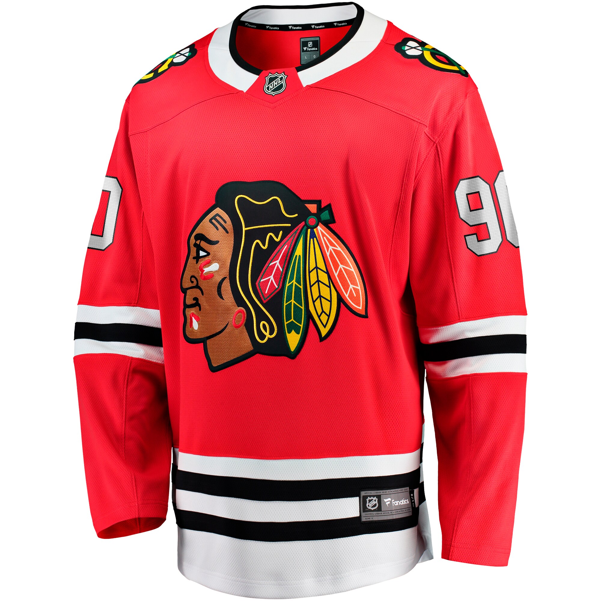 Tyler Johnson Chicago Blackhawks Fanatics Home Team Breakaway Player Jersey – Red