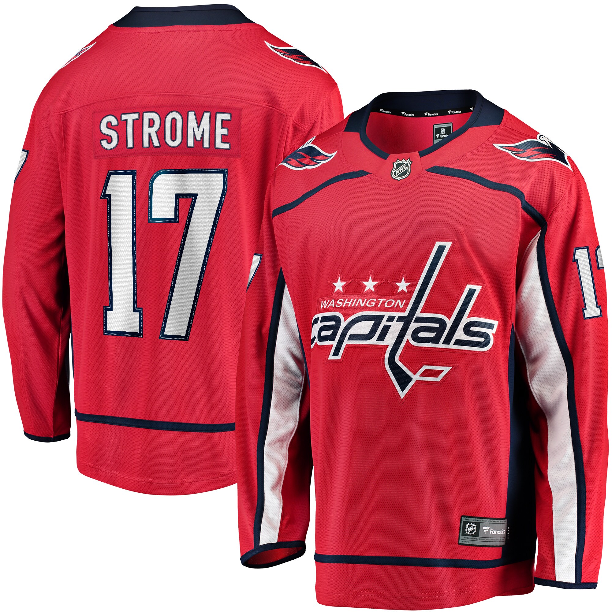 Dylan Strome Washington Capitals Fanatics Home Breakaway Player Jersey – Red