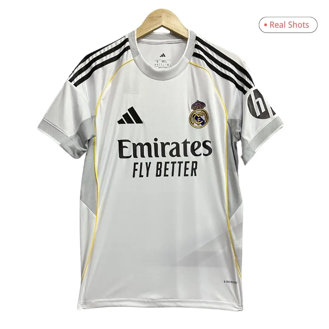 Real Madrid Home Soccer Jersey 2025/26 White