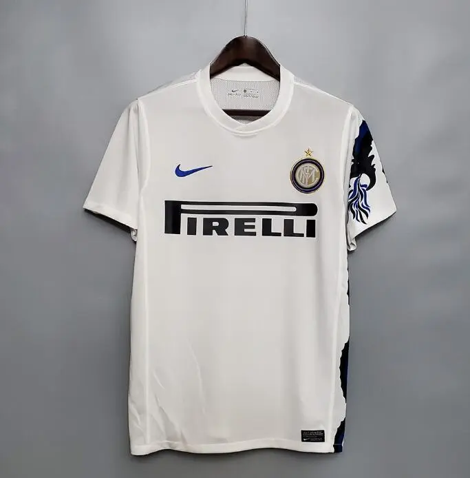 Retro 2010-11 Inter Milan away SNSIJDER J.ZANETTI MILITO ETO'O  Football jersey retro