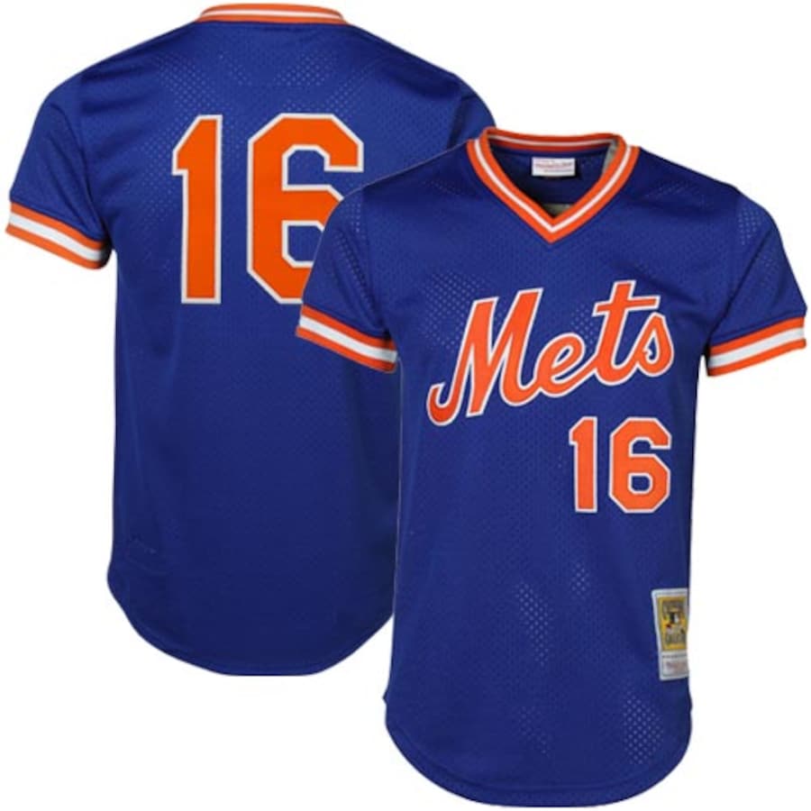 Dwight Gooden New York Mets Mitchell&Ness Cooperstown Mesh Batting Practice Jersey Royal