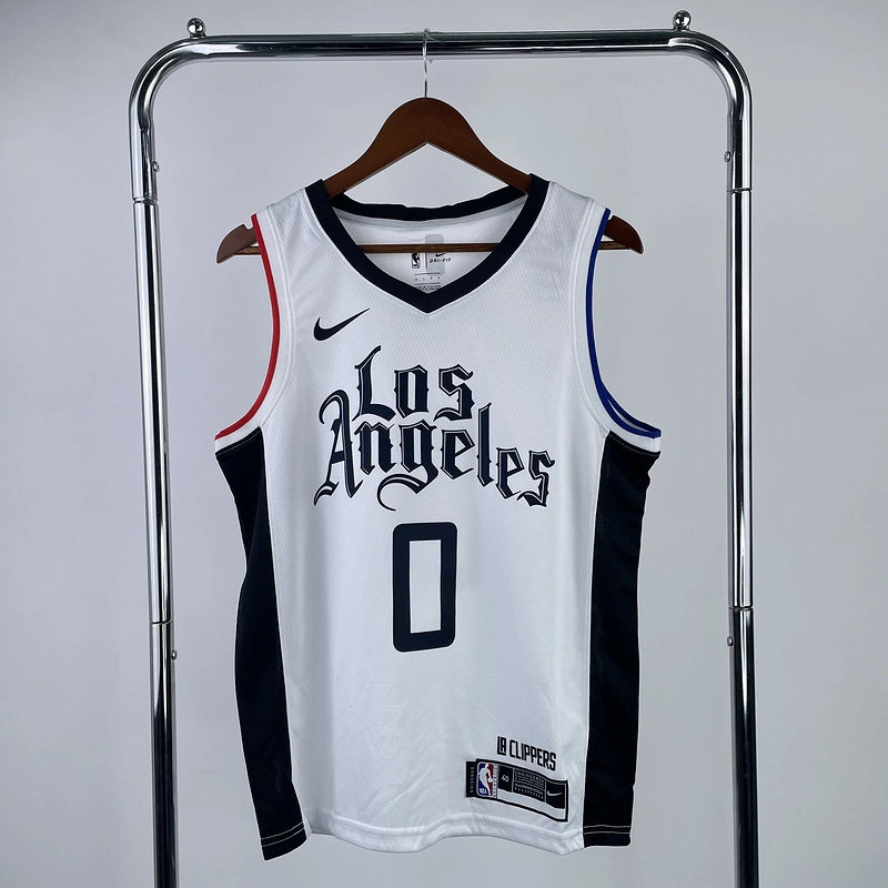 2021 NBA LA Clippers (0 WESTBROOK) Basketball Jersey