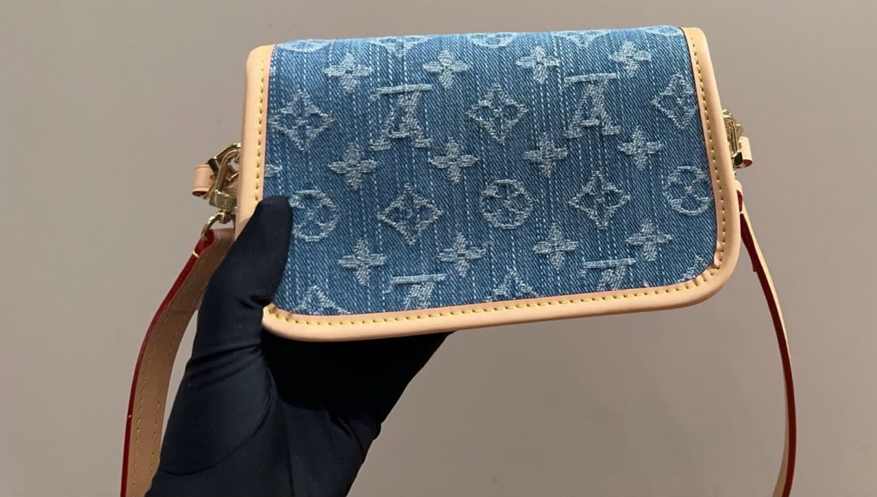 Louis Vuitton Diane Nano Bag Blue Denim 19cm M27700