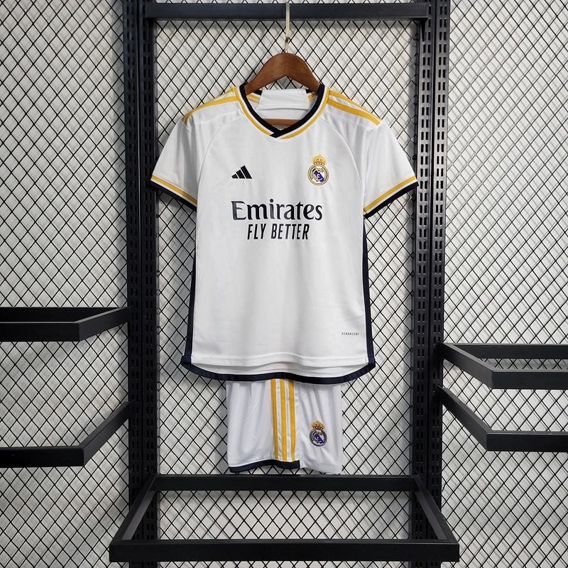 2023-24 Real Madrid Home kids Football jersey