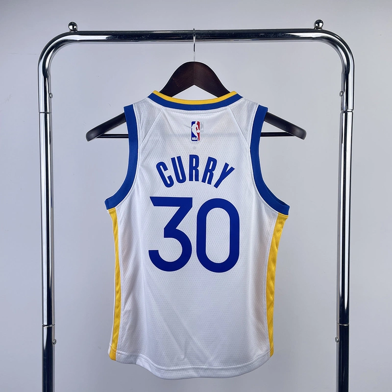 Kids 2023 NBA Golden State Warriors 30 CURRY Basketball Jersey