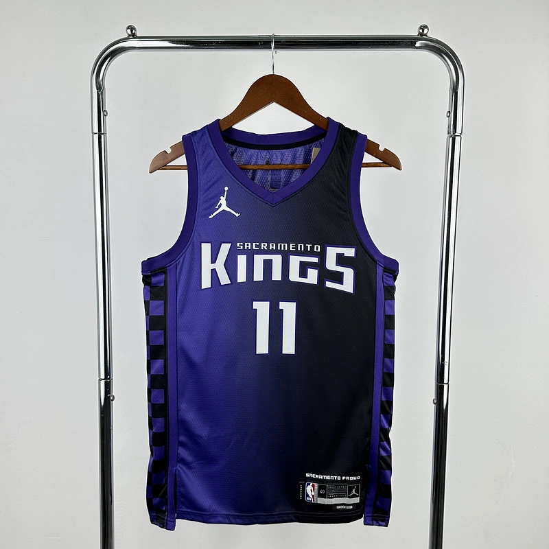 2024 NBA Sacramento Kings 11 SABONIS Basketball Jersey