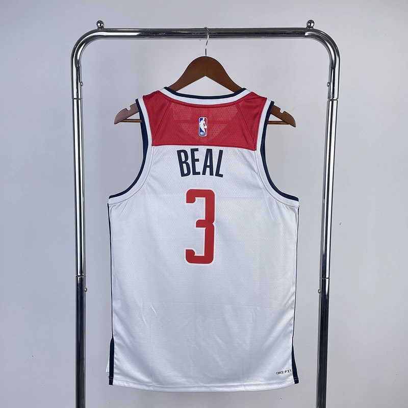 2023 NBA Washington Wizards 3 BEAL Basketball Jersey