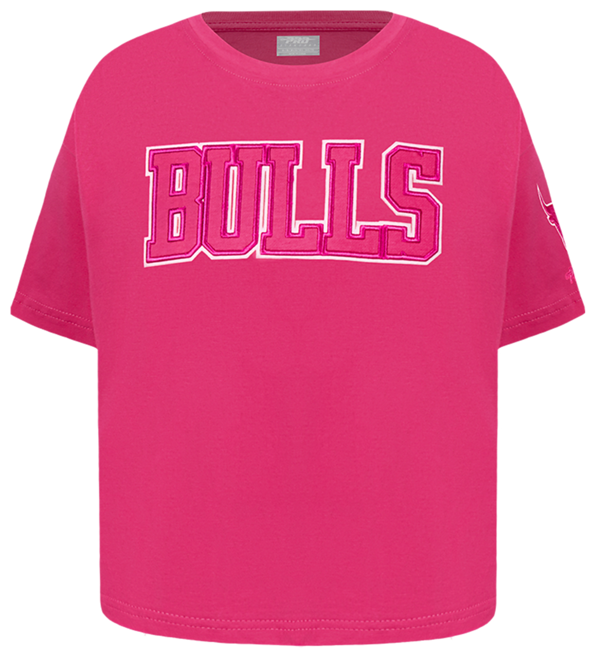 Pro Standard Chicago Bulls Triple Pink Ss Boxy Tee