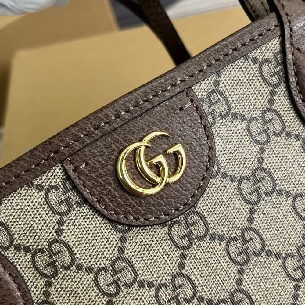 Gucci Ophidia GG Supreme Shoulder Tote Beige/Ebony 38.5cm/15.2in