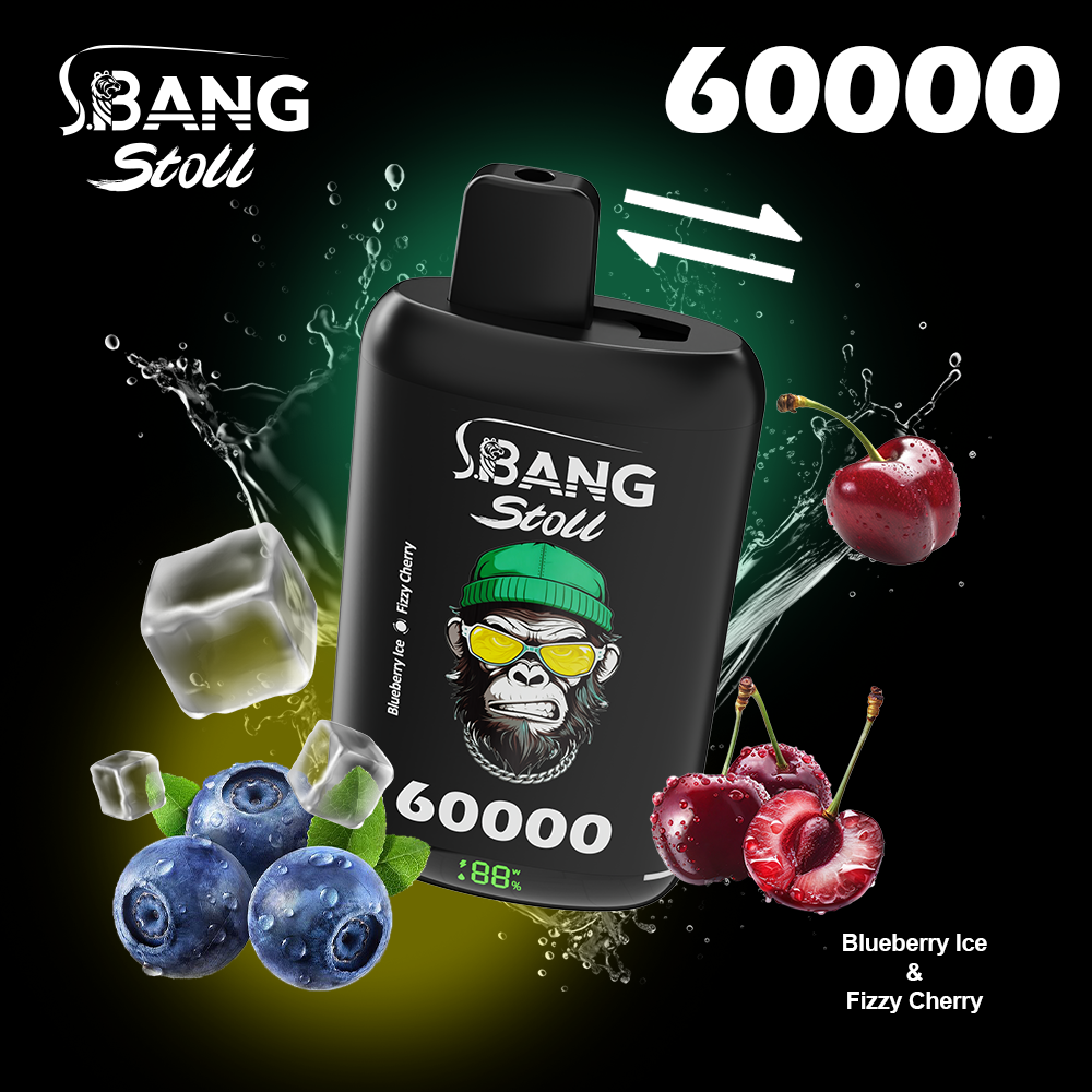 Bang Stoll 60K Puffs 2-in-1 Prefilled Vape | Dual Flavor, Rechargeable