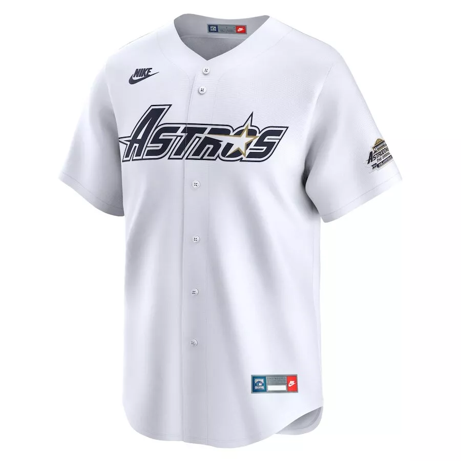 Houston Astros Craig Biggio Nike White Cooperstown Collection MLB Limited Jersey