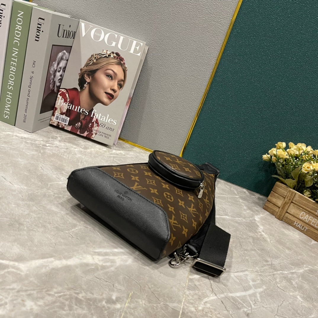 Louis Vuitton Duo Sling Bag Brown 42Cm M30936