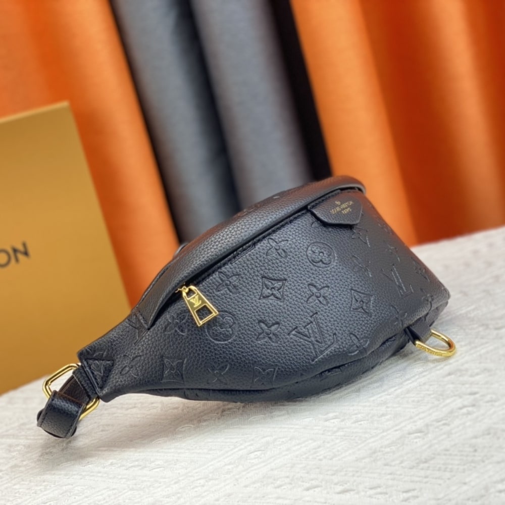 Louis Vuitton Monogram Empreinte Bumbag Black 37Cm M44812