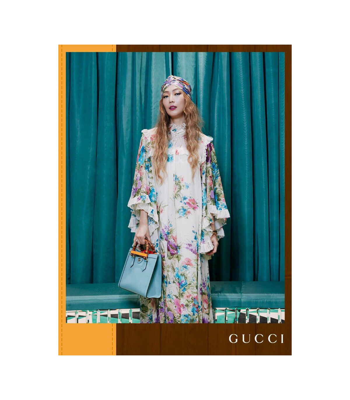 Gucci Diana Small Tote Bag Light Blue