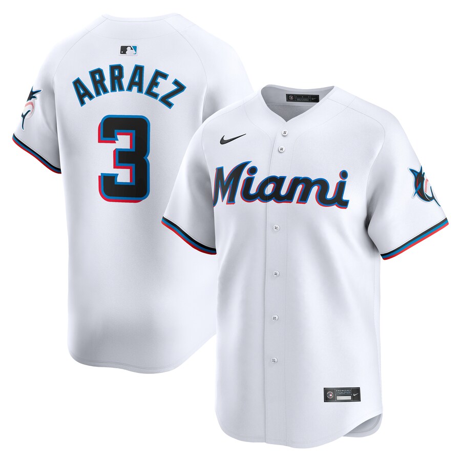 Luis Arraez Miami Marlins Home Limited Player Jersey White