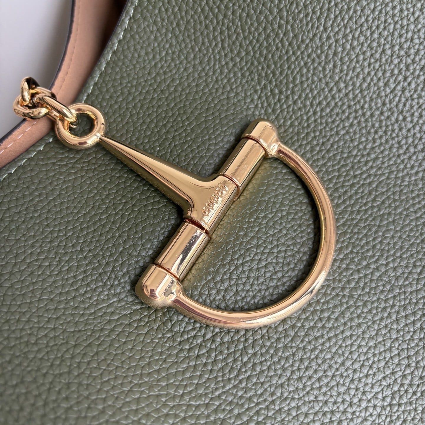 Gucci Softbit Maxi Shoulder Bag Green 46Cm 837466 AAEAO 3332