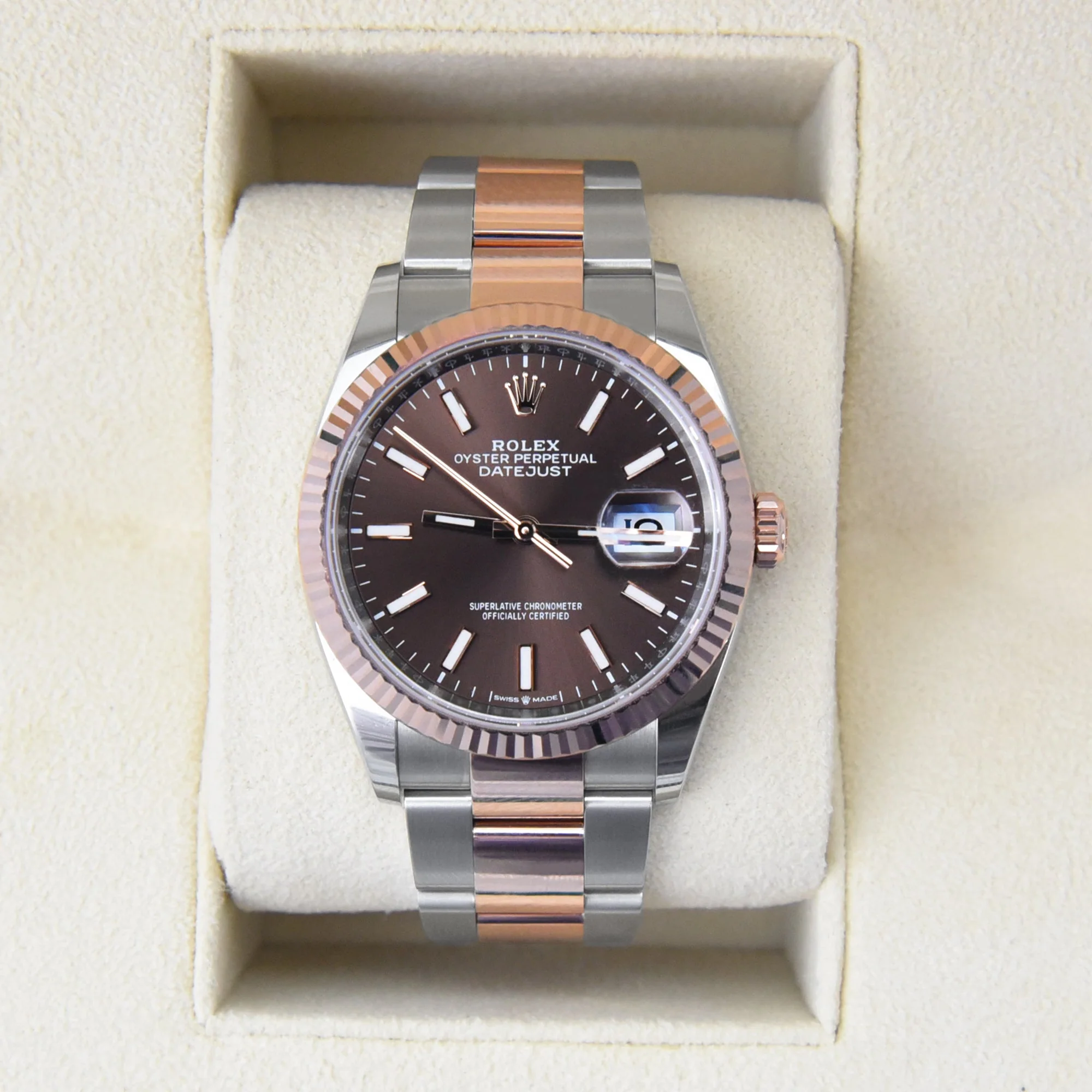 Rolex Datejust 36 mm Chocolate Dial 126231
