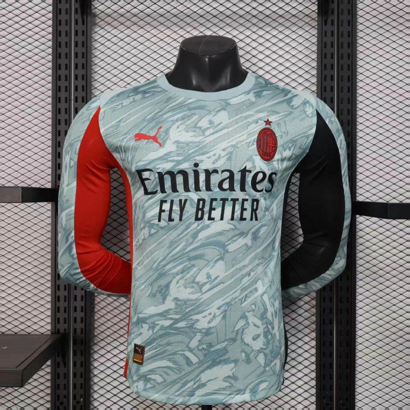 Player 2025-26 Ac Milan Goalkeeper Long Sleev Football jersey