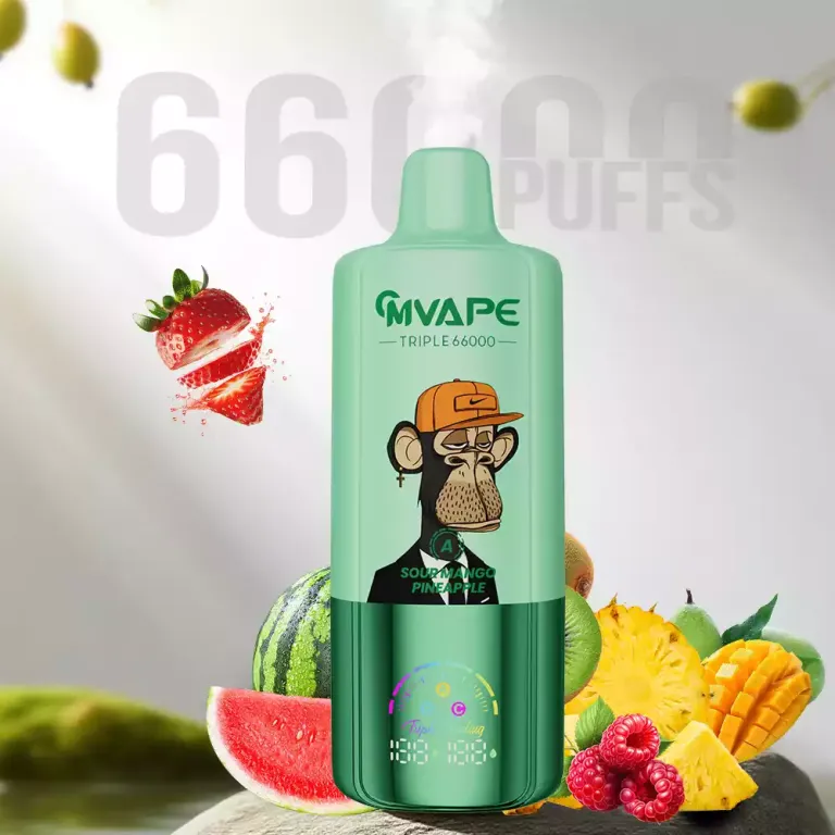 CRYSTAL MARY Pulse Triple 66000 66K Puffs Disposable Vapes 3in1 Taste