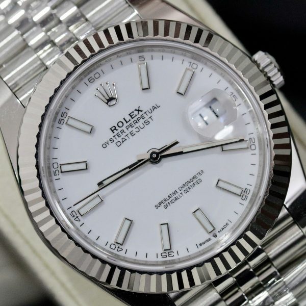 [Superclone] Rolex Datejust 41mm White Dial Jubilee 126334
