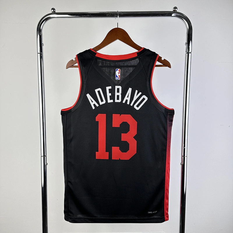 2024 NBA Miami Heat 13 ADEBAYO Basketball Jersey