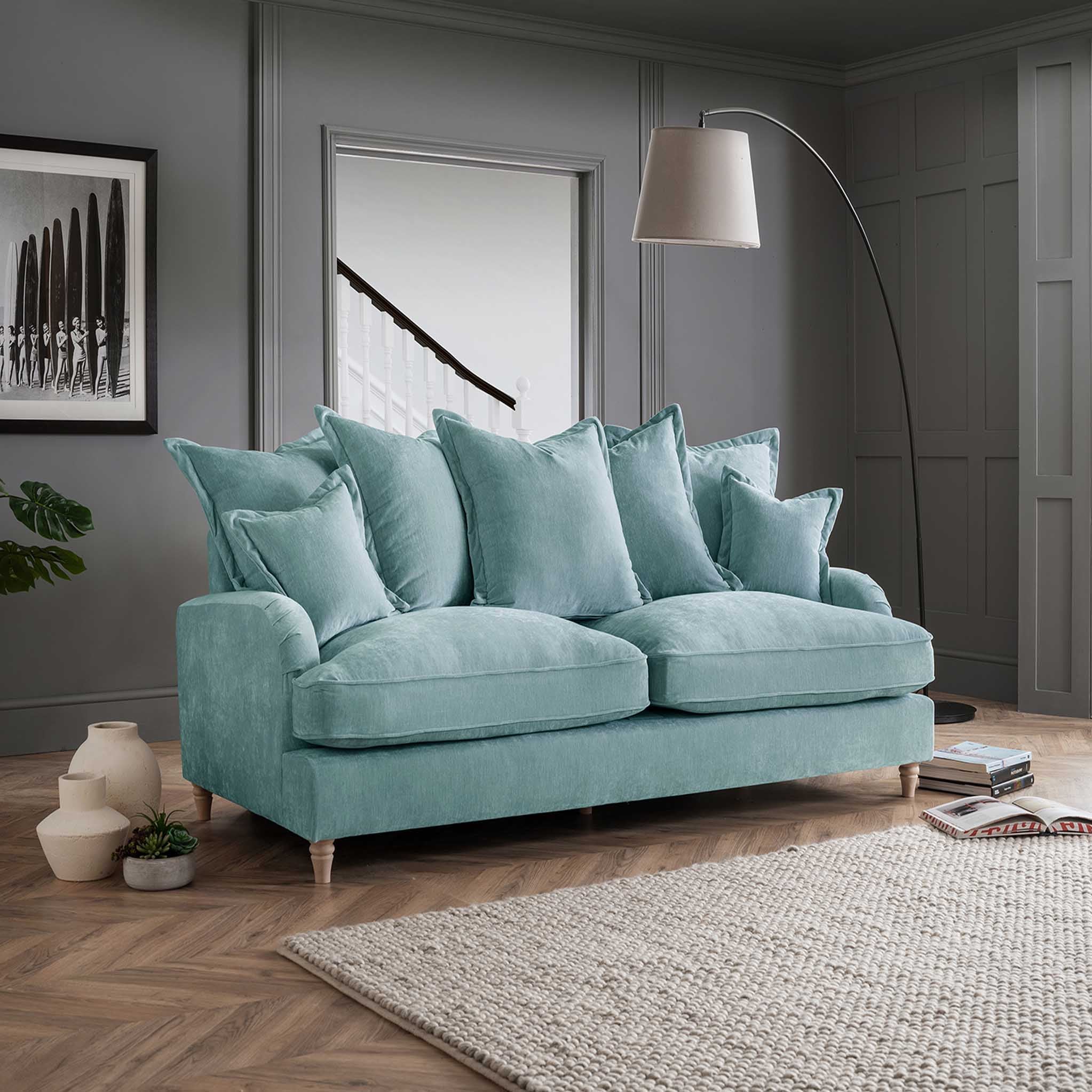PILLOW BACK 2 SEATER SET