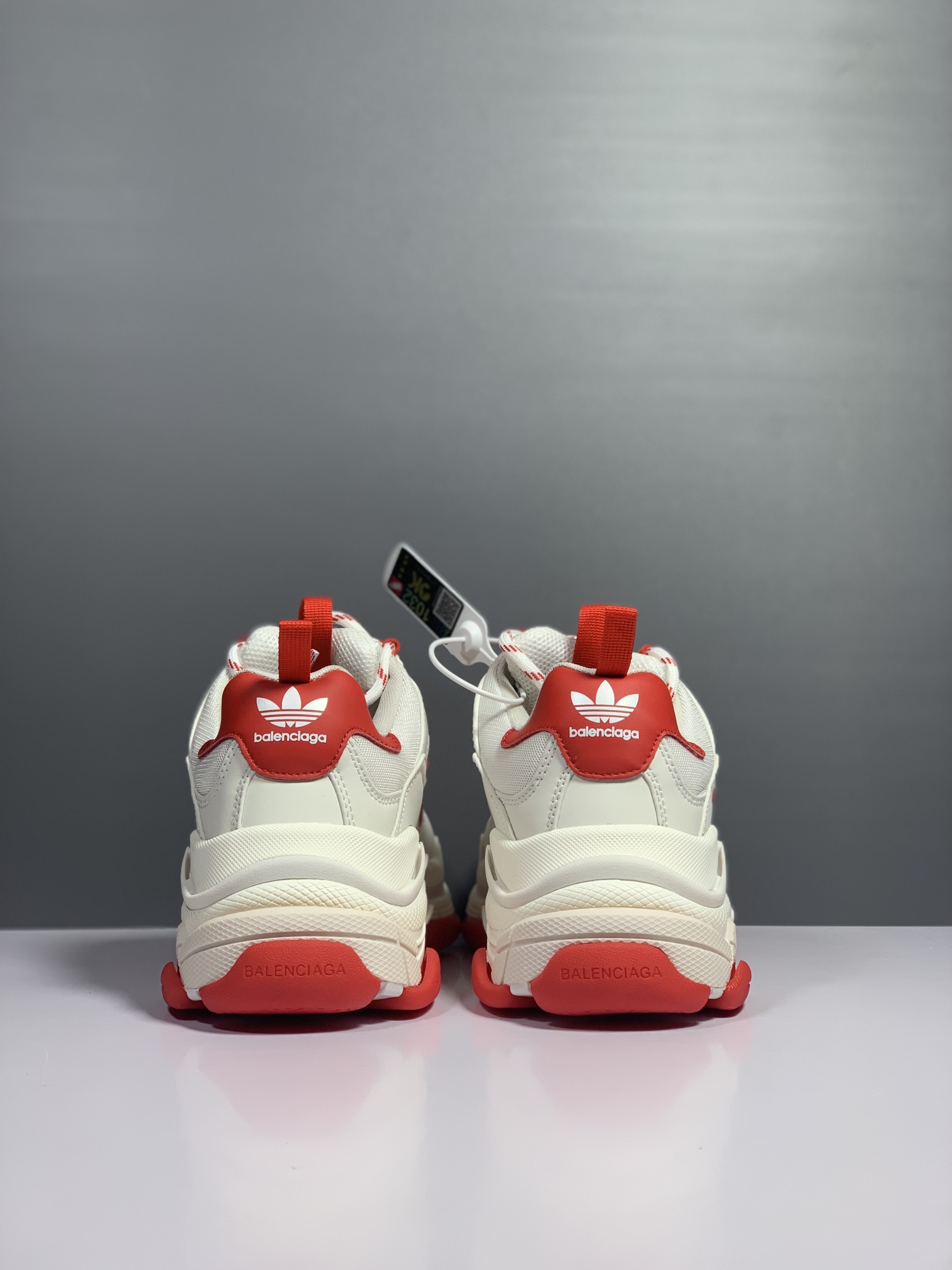 Adidas x Balenciaga Triple S  White Sneaker