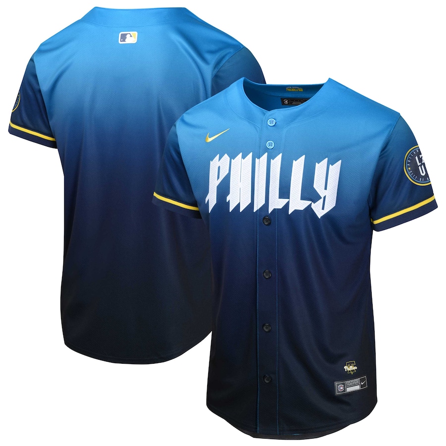 Philadelphia Phillies Youth 2024 City Connect Limited Jersey Blue