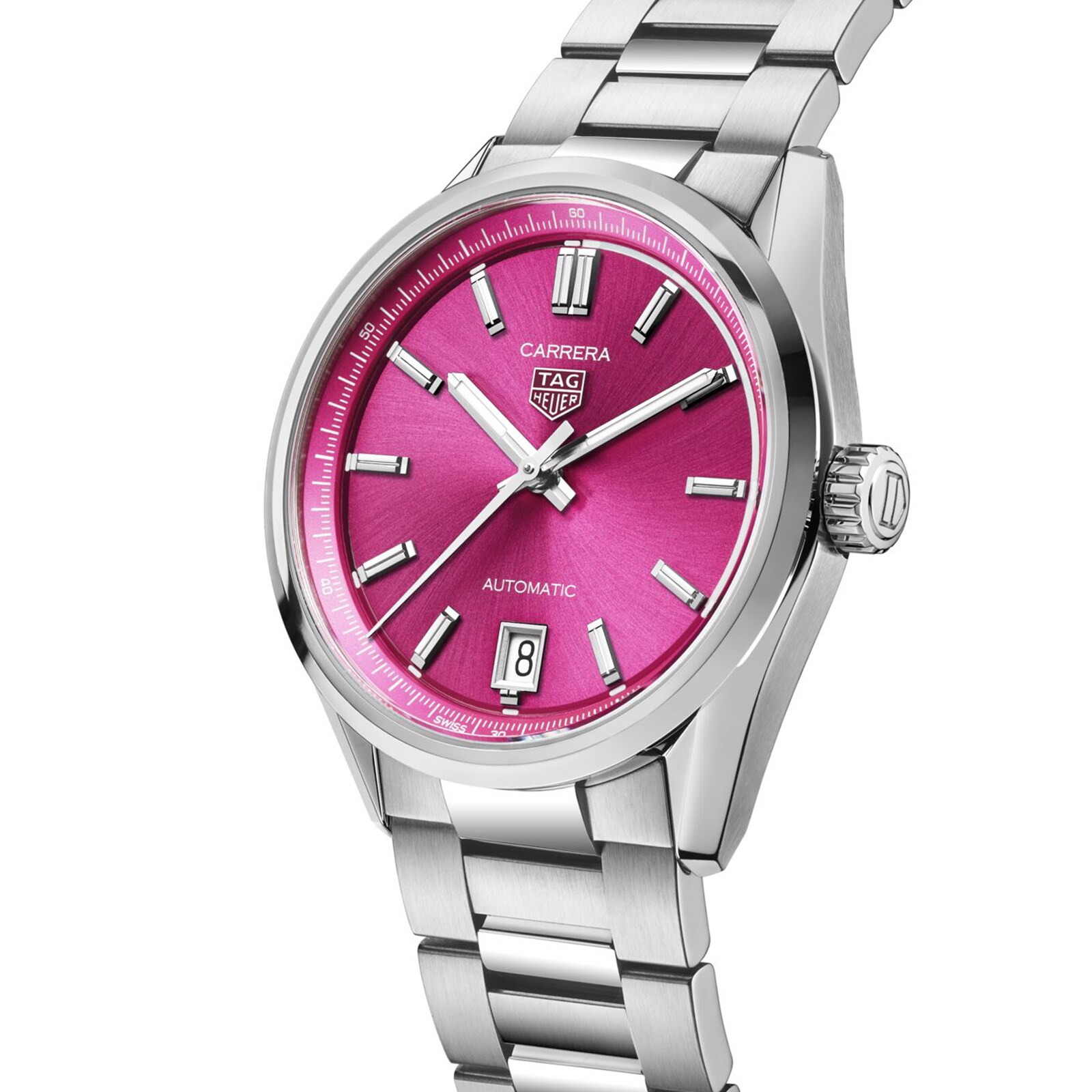 TAG Heuer Carrera Date 36mm Unisex Watch Pink WBN2313.BA0001