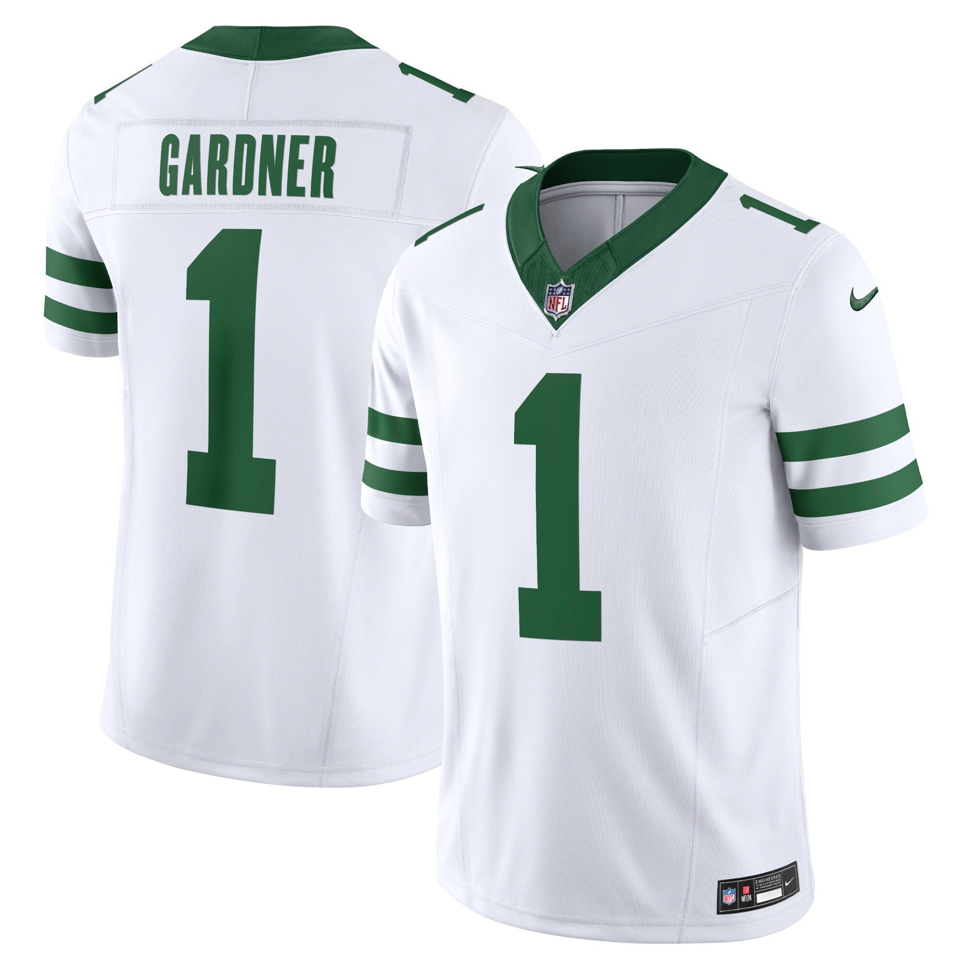 Ahmad Sauce Gardner New York Jets Nike Vapor F.U.S.E. Limited Jersey - Legacy White