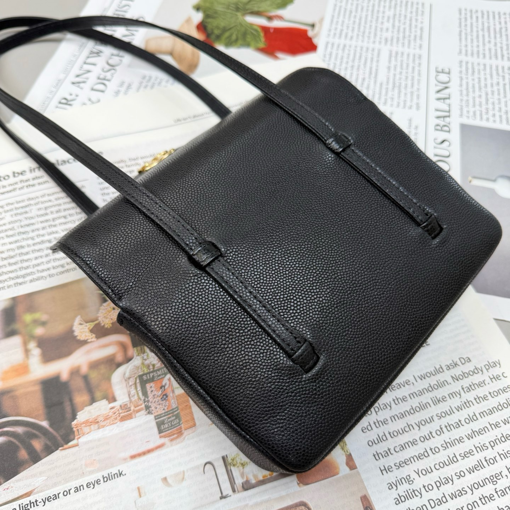 Chanel Clutch Black Bag 17cm/6.7in