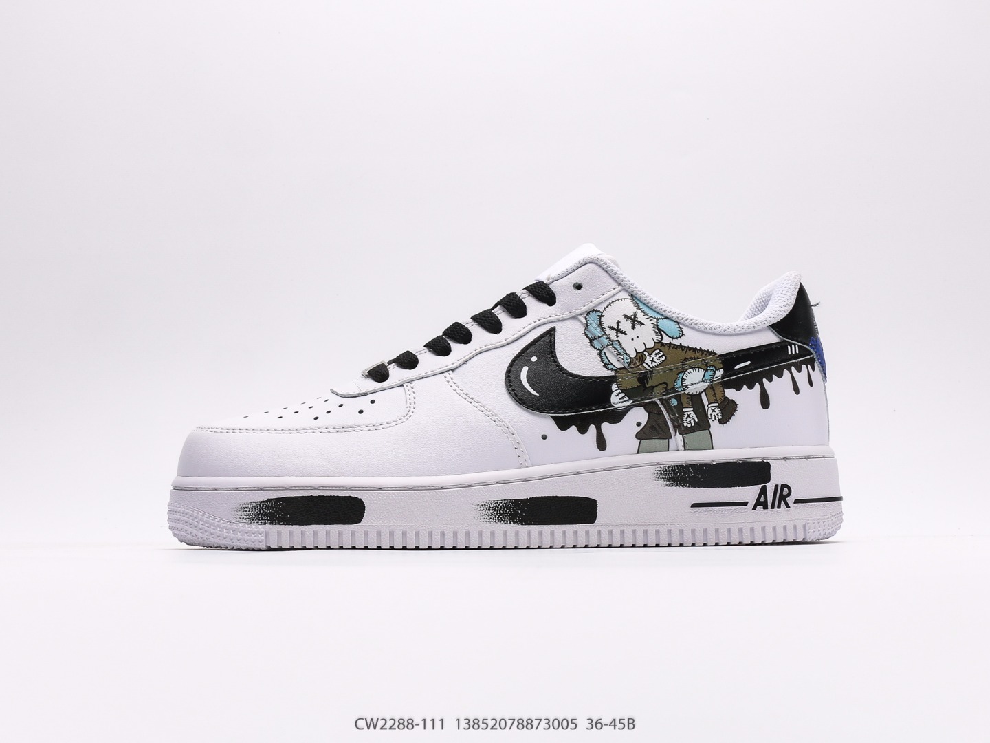 Nike Air Force 1 Low KAWS Drip White Custom
