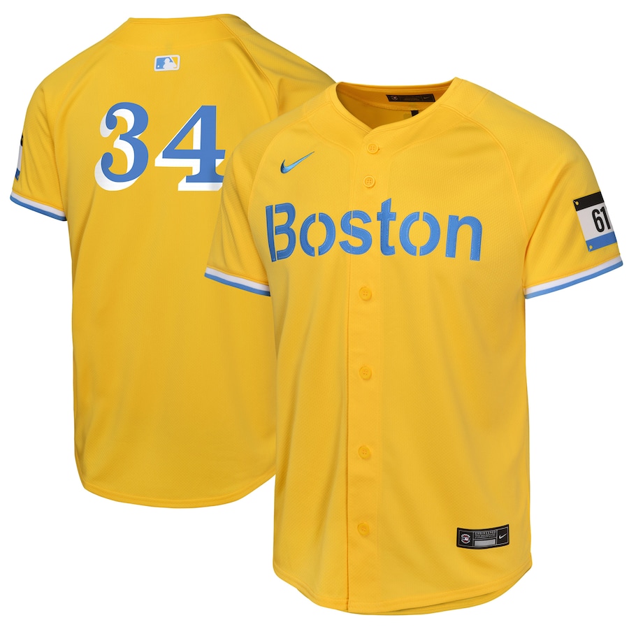 David Ortiz Boston Red Sox Youth City Connect Limited Player Jersey Gold