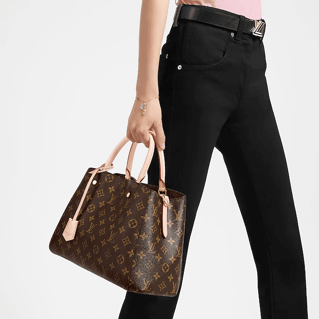 Louis Vuitton Montaigne MM Brown 35Cm M41056