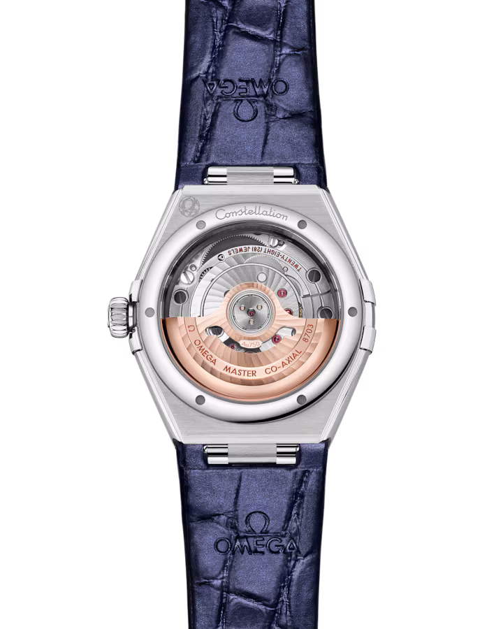 Omega Constellation Ladies' Selection 29mm Canopus Gold™ on leather strap 131.58.29.20.99.003