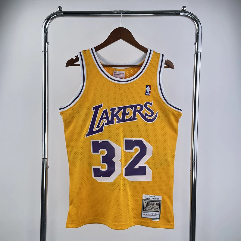 1984-85 NBA Lakers  32 JOHNSON Basketball Jersey