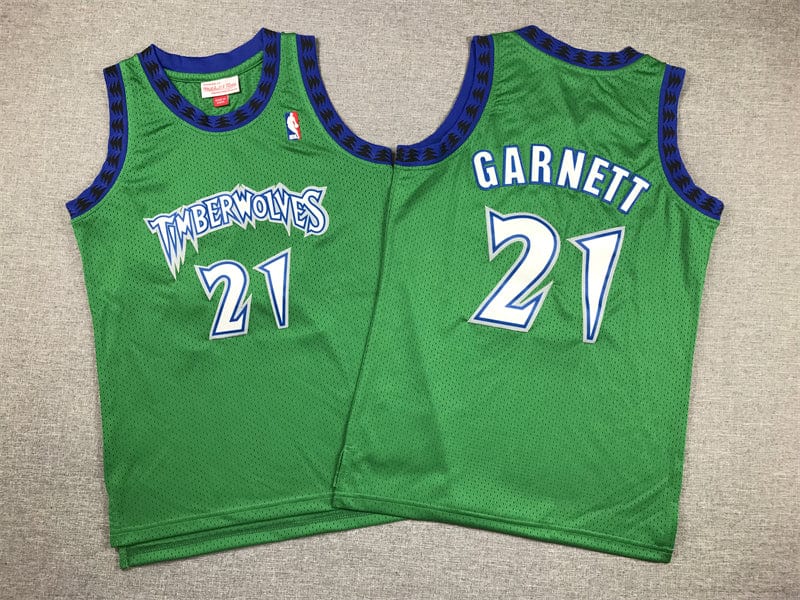 KID Timberwolves #21 Retro Green