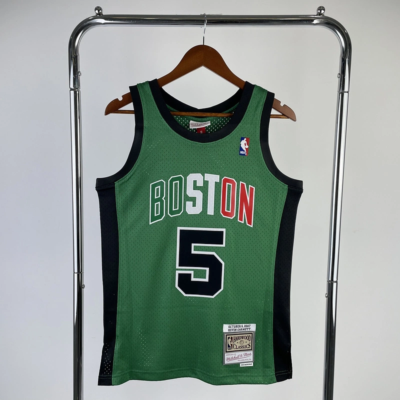 2007 NBA Boston Celtics (5 GARNETT) Basketball Jersey