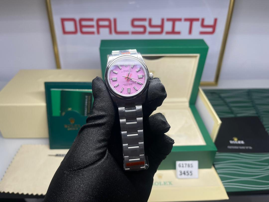 Rolex Oyster Perpetual Lady 36mm Candy Pink Dial 126000