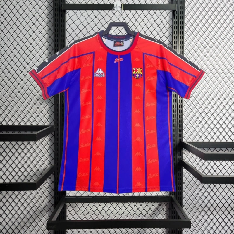 Retro 1997-98 FC Barcelona Home Master RONALDO Football jersey retro