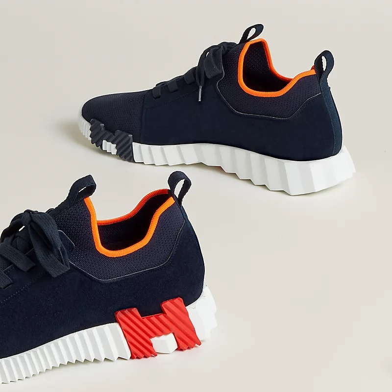 HERMES DEPART SLIP-ON SNEAKER MARINE