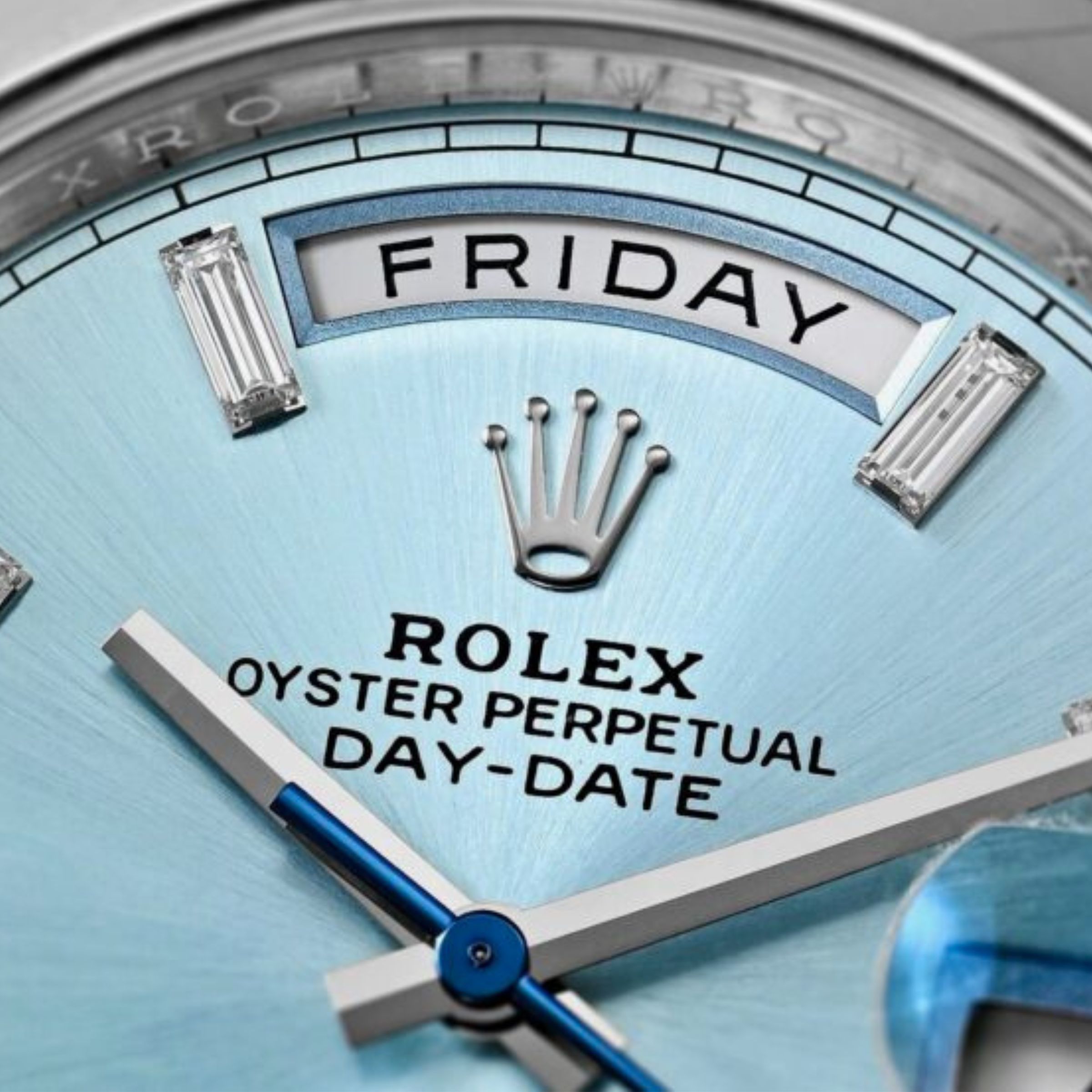 [Superclone] Rolex Day-Date 36mm Ice-Blue Dial President 128236