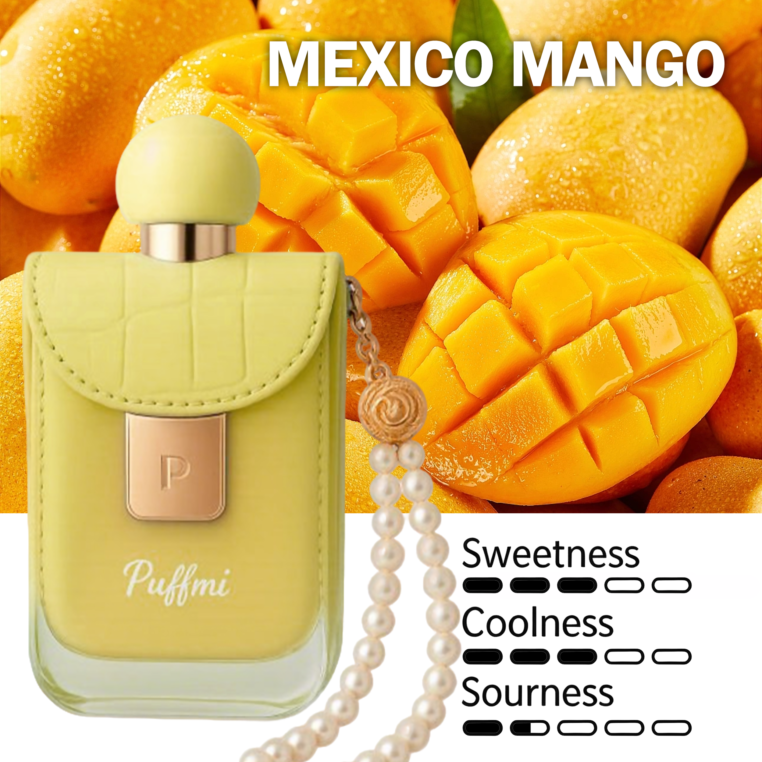 Puffmi MEXICO MANGO Flavor—the style most loved by the ladies.