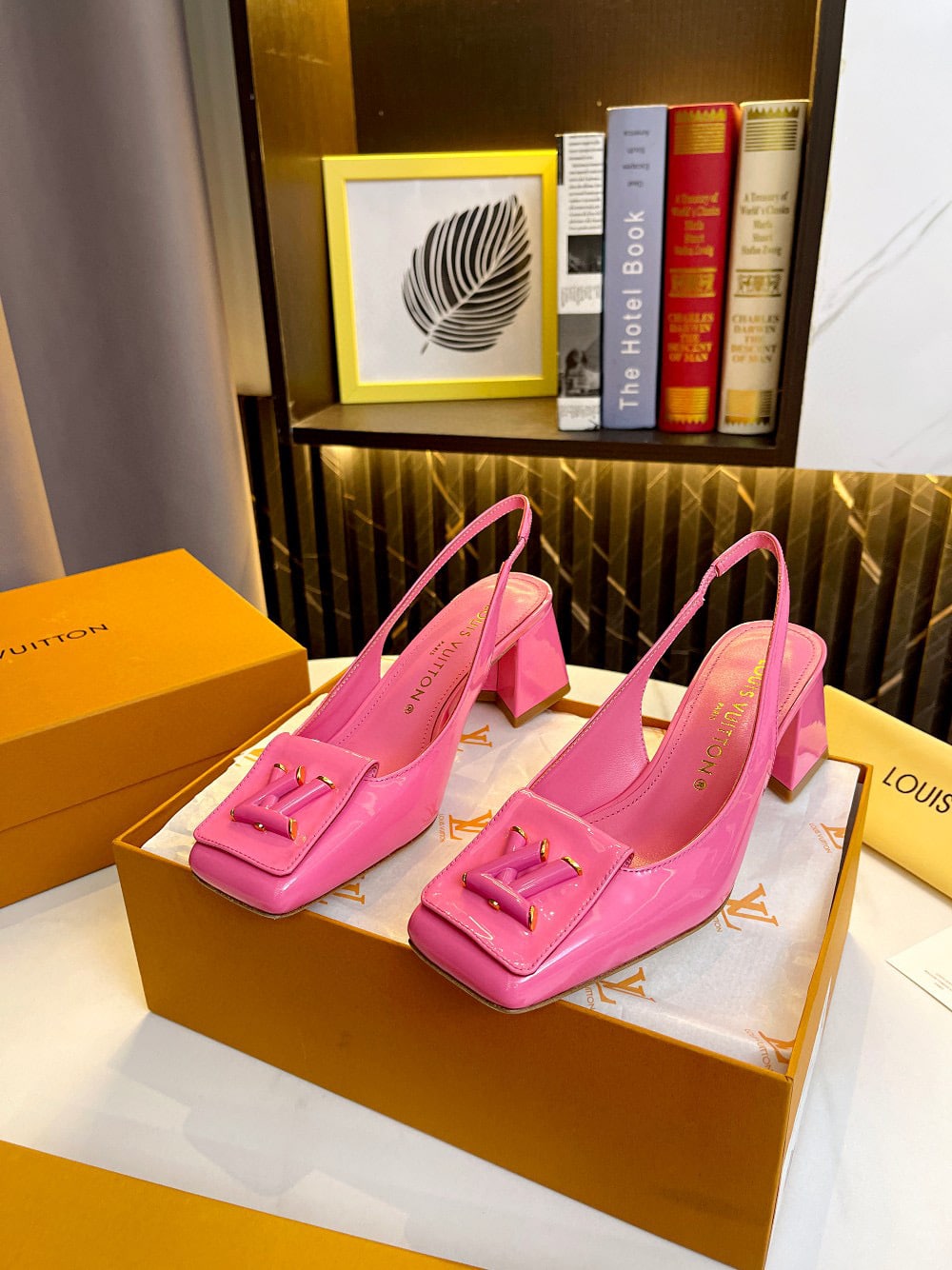 Louis Vuitton Shake Slingback High Heels Pink 1Ab0Wc